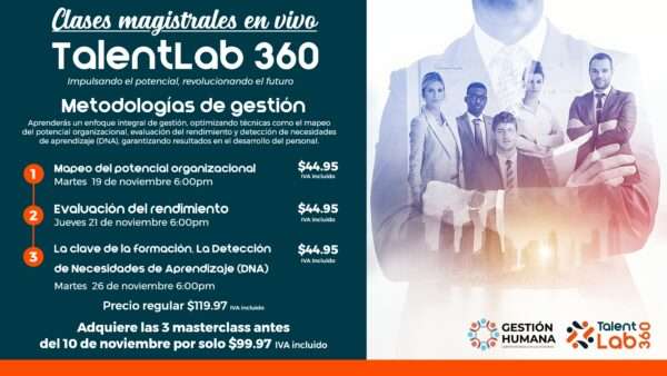 Clases magistrales: Talentlab 360 Metodologías de gestión